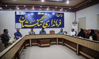 نشست فرماندار تنگستان با شهردار و شورای اسلامی شهر اهرم 