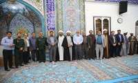 آئین معرفی  امام جماعت مساجد روستای  بنه گز با حضور فرماندار تنگستان برگزارشد 